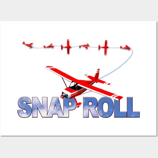 Aerobatic Flying Snap Roll Wall Art by SeattleDesignCompany